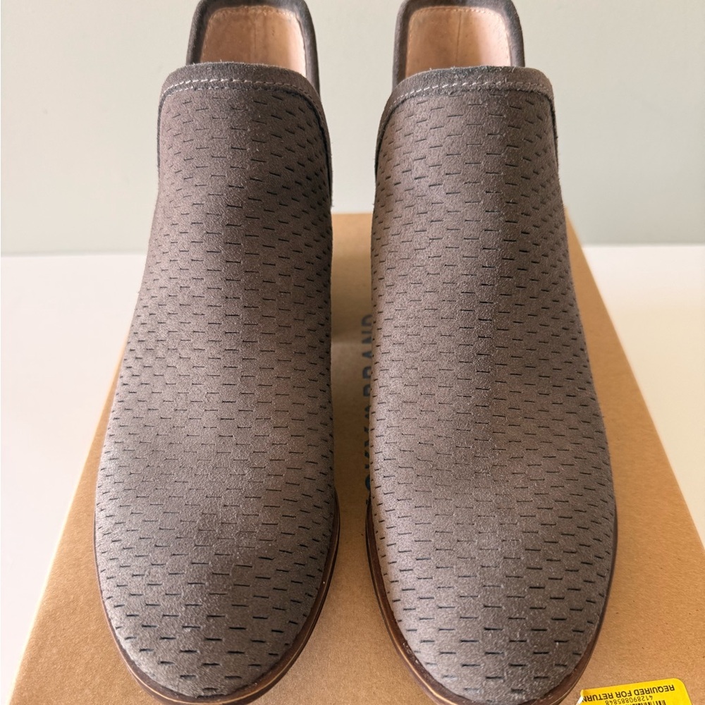 Lucky Brand style lk-bashina. Color storm(grey) material miso. Size 7 1/2.  $100